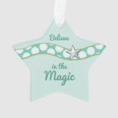 Grootzoon met kerstpinguïn ornament (achterkant)