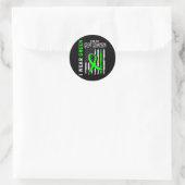 Grootzoon Nierziekte Cerebral Palsy Aware Ronde Sticker (Tas)