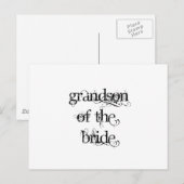 Grootzoon van de Bride Briefkaart (Voorkant / Achterkant)