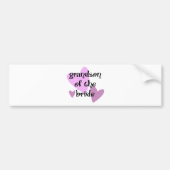 Grootzoon van de Bride Bumpersticker (Voorkant)