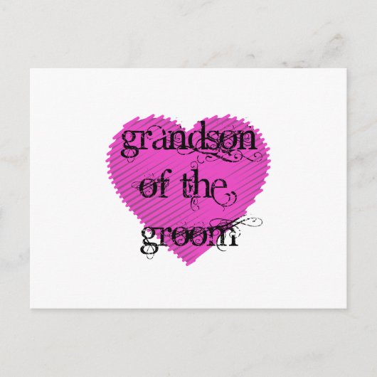 Grootzoon van de Groom Briefkaart (Voorkant)