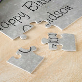 Grootzoon van de verjaardag. legpuzzel (Zijkant)