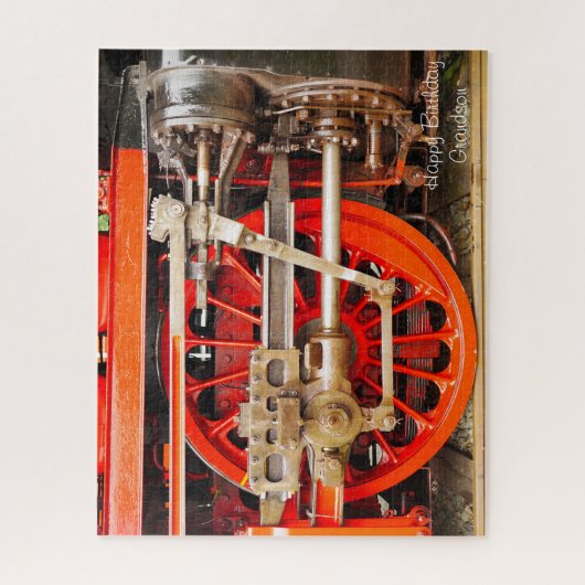 Grootzoon van de verjaardag. legpuzzel (Verticaal)