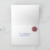 Grootzoon's 18e verjaardag sterren en Word Art Car Feestdagen Kaart (Binnen)