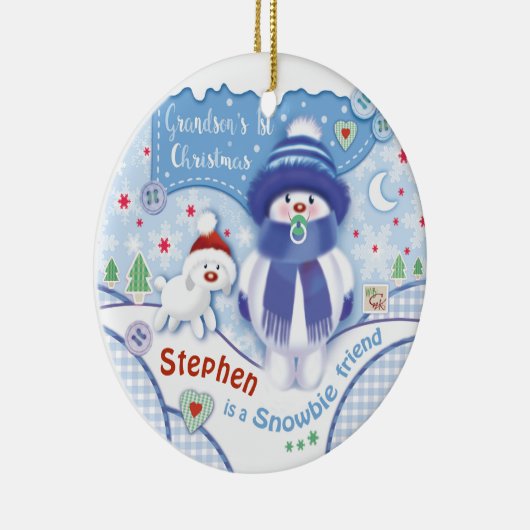 Grootzoon's eerste kerst, Ornament met klauw (Rechts)