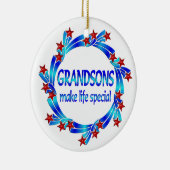 Grootzoons maken het leven speciaal keramisch ornament (Rechts)