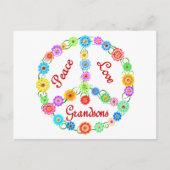 Grootzoons van de vredesliefde briefkaart (Voorkant)