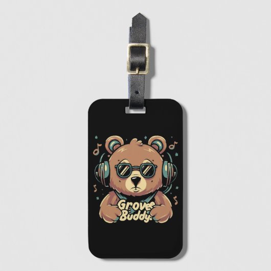 Groove buddy bagagelabel (Voorkant (verticaal))