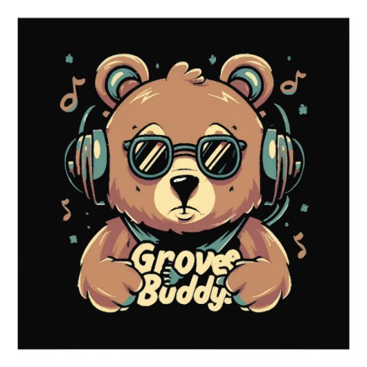 Groove buddy foto afdruk (Voorkant)