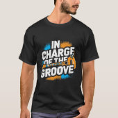 Groove Commander - Grappig T-shirt voor Rhythm Bos (Voorkant)