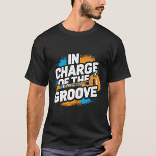 Groove Commander - Grappig T-shirt voor Rhythm Bos
