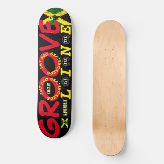 GROOVE LIJN 8 1/4" Skateboard Deck (Voorkant)