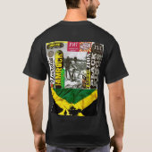 GROOVE LINE basic donker T-shirt (Achterkant)