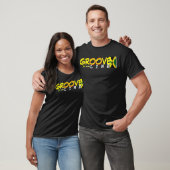 GROOVE LINE Basic T-Shirt voor donkere kleding (Unisex)