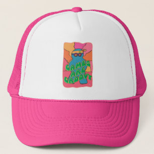 Groove op Gamer Retro Board Game Art Trucker Pet