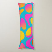 Groove Pop – Funky Retro Abstract Sierkussen Lichaamskussen (Voorkant Verticaal)