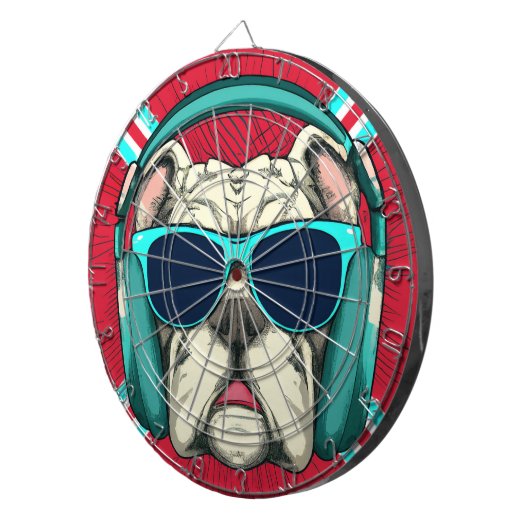 Groove Pup Dartbord (Voorkant Rechts)