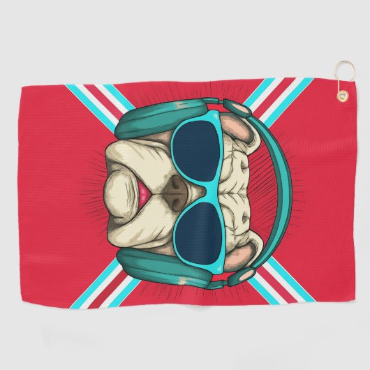 Groove Pup Golfhanddoek (Horizontaal)