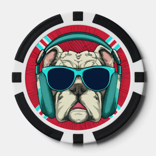 Groove Pup Poker Chips (Voorkant)
