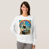 Groove Queen: T-shirt voor muziekliefhebbers (Voorkant volledig)