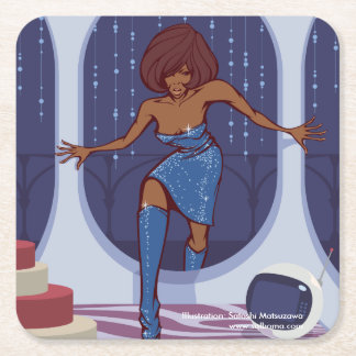 Groove Train Kartonnen Onderzetters