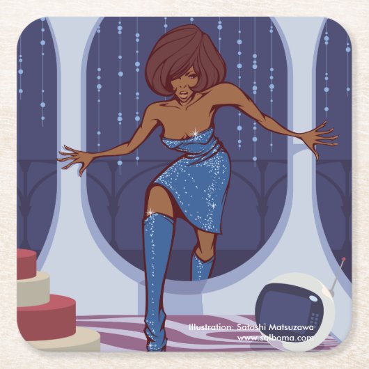 Groove Train Kartonnen Onderzetters (Voorkant)