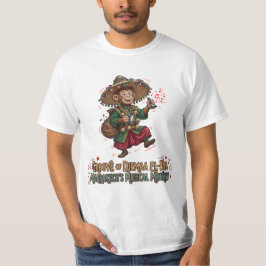 Groove van Djemaa El-Fna Marrakech Muzikale Aap T-shirt