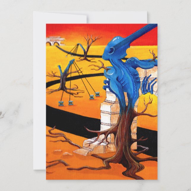 "Groove Warrior" Origineel kunstwerk van R.A.Brown (Voorkant)