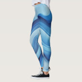 Groove Waves 70s Psychedelic Line Pattern Leggings (Links)