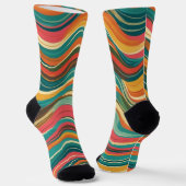 Groove Waves 70s Psychedelic Sokken (Gebogen)