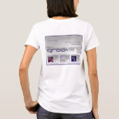 Groovera Dameskoude Bovenkant T-shirt (Achterkant)