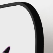 Groovi konijn konijnengezicht met zonnebril Pasen Pickleball Paddle (Links Detail)