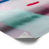 Groovie Hippie 60s Poodle Dancing in the Disco Poster (Hoek)