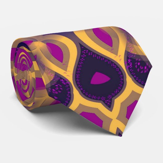 Grooviliz Funky Retro Stropdas (Opgerold)