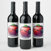 Groovin' Apple Wijn Etiket (Flessen)