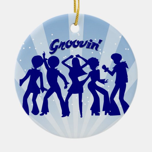 Groovin' Keramisch Ornament (Voorkant)