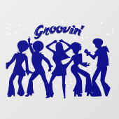 Groovin' Raamsticker (Vel)
