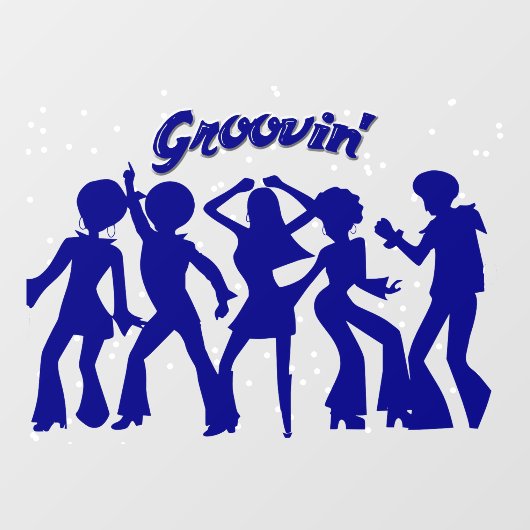 Groovin' Raamsticker (Vel)