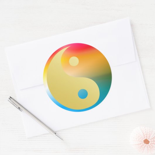 Groovin' Yin en Yang Sticker (Envelop)