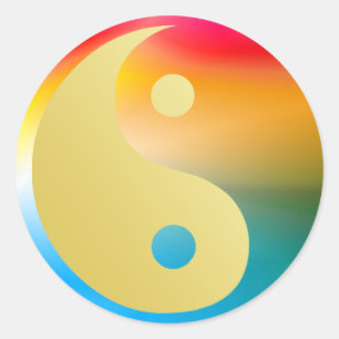 Groovin' Yin en Yang Sticker