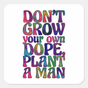 Groovology – Woorden planten Vierkante Sticker