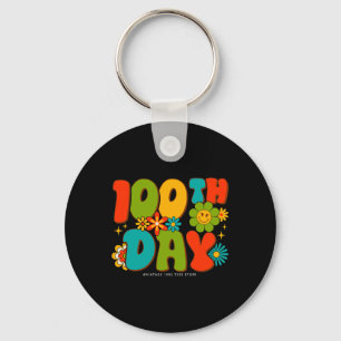 Groovy 100 dagen van school leerling leraren Kinde Sleutelhanger
