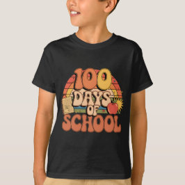 Groovy 100ste Dag van School Design -  School T-shirt