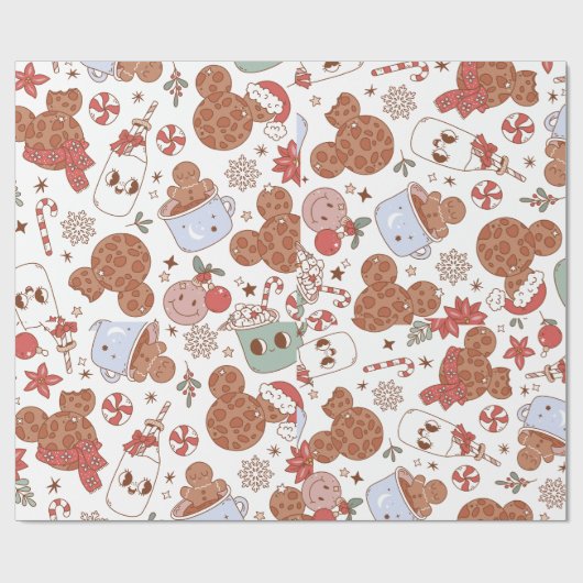 Groovy 12 dagen kerstcadeautjes cadeaupapier (Vlak)