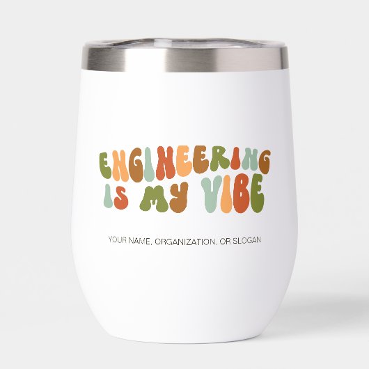 Groovy 1970s Engineering is mijn vibe, fotograaf (Achterkant)