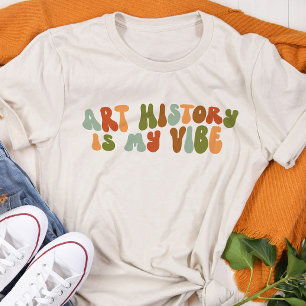Groovy 1970s Kunstgeschiedenis is mijn vibe, kunst Tri-Blend Shirt