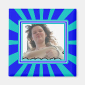 Groovy 1970's Retro Photo Lijst Magneet (Voorkant)