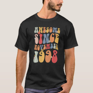 Groovy 1998 Geweldige sinds 24 november T-shirt