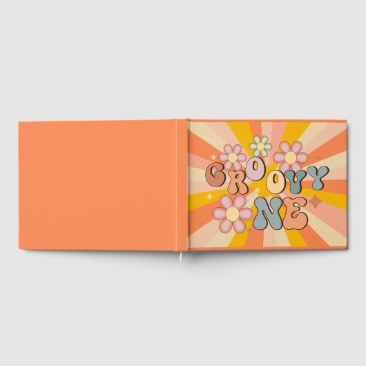 Groovy 1 verjaardagsfeest gastenboek (Volledig)