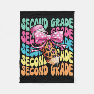 Groovy 2e klas meisjes leraar tweede klas terug t fleece deken